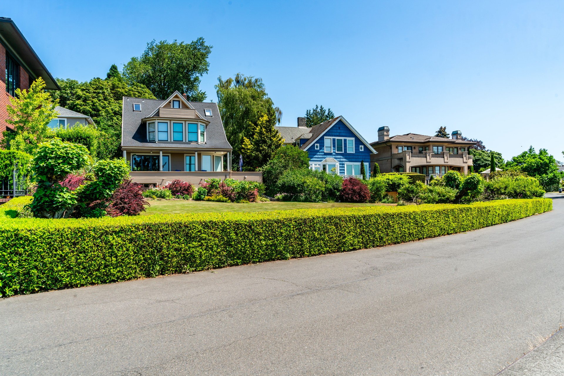 Home With A View On Queen Anne Hill In Seattle, Washington.